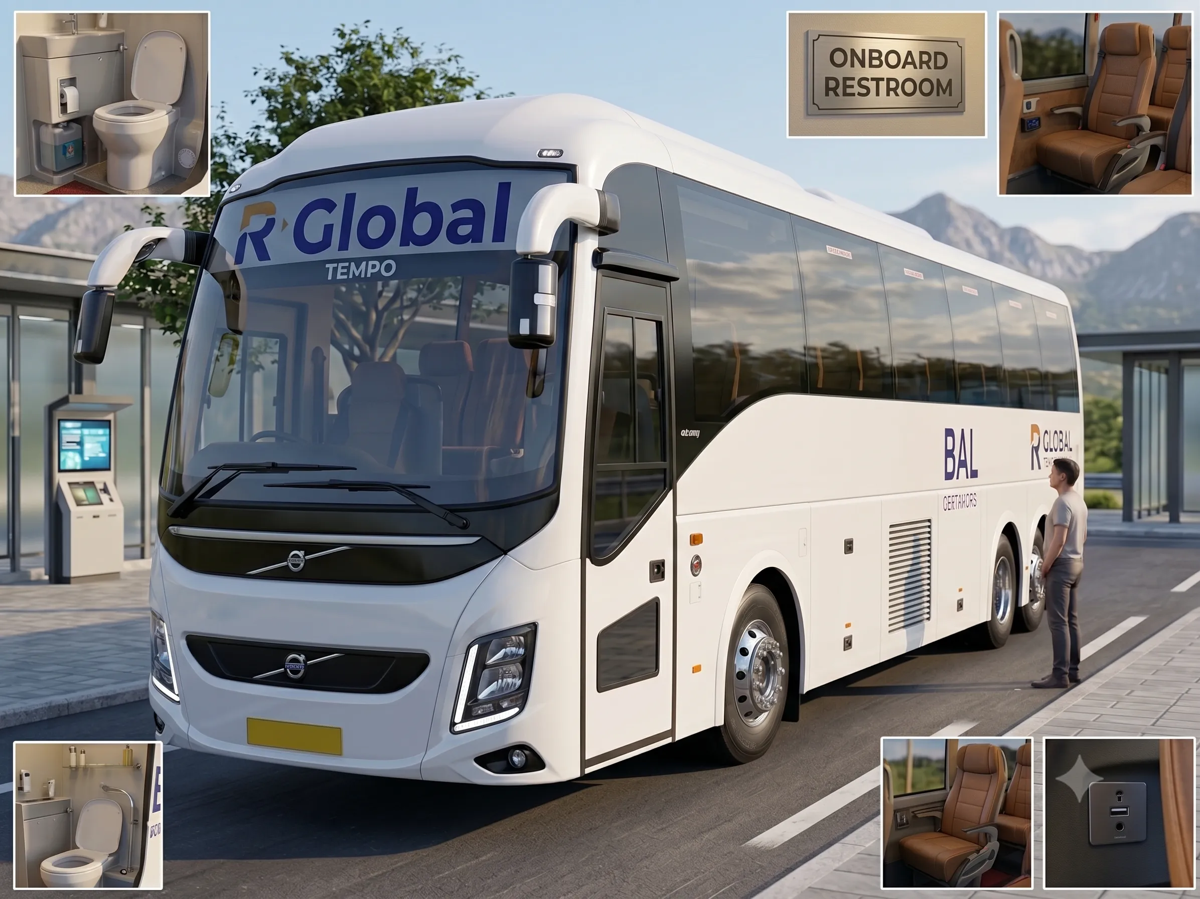 9400 Volvo Bus Without Washroom 