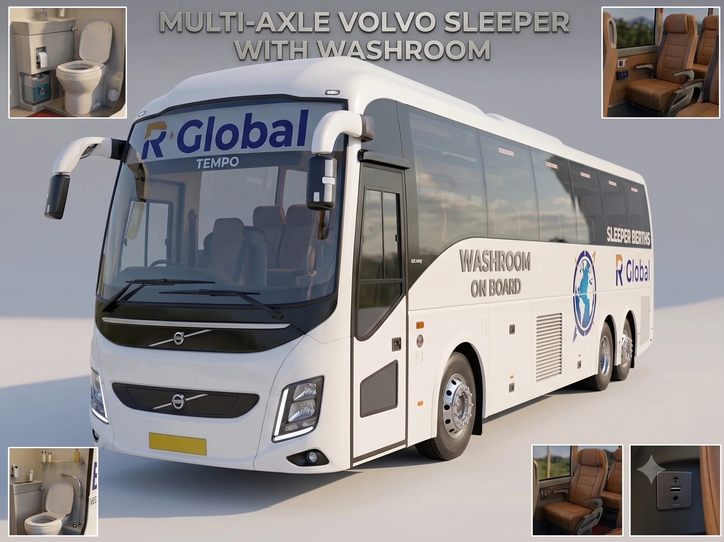  Multi XL Volvo Bus Sleeper With Washroom 